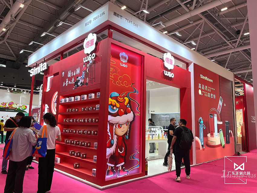 禮品展展臺搭建現場
